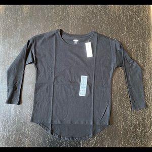 Old Navy Black Long Sleeve Tee